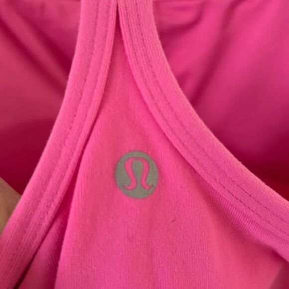 Power Y Lululemon Tank - Hot Pink- NWOT- size 10 - Picture 3 of 3